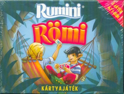 Rumini römi - 3 játék az 1-ben kártyajáték (kicsi doboz)