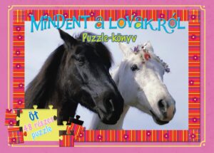 *MINDENT A LOVAKRÓL - PUZZLE-KÖNYV /ÖT 48 RÉSZES PUZZLE