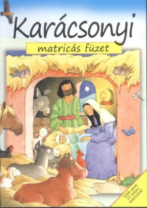 Karácsonyi matricás füzet /Több mint 25 színes matricával §k