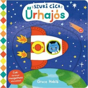 Szuki cica - Űrhajós - mozgatható elemekkel - Szuki cica
