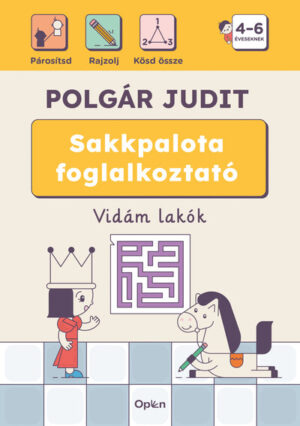 Sakkpalota foglalkoztató - Vidám lakók - 4-6 éveseknek